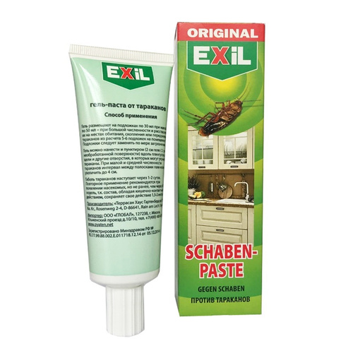 Гель для уничтожения тараканов EXiL SCHABEN-PASTE