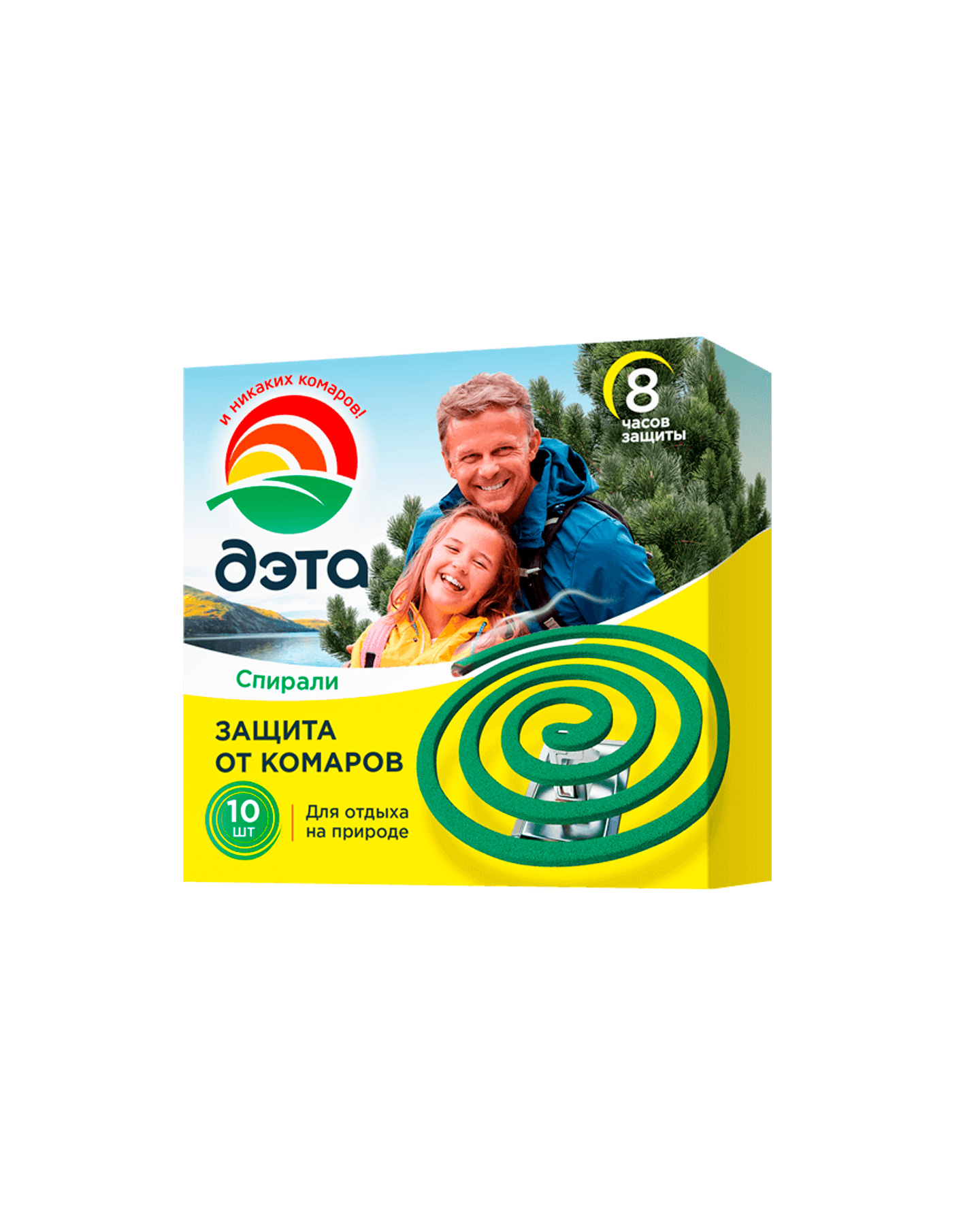 Спирали от комаров дэта, 10 шт
