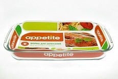 Форма стекл прям 34x21x5см/2,2л ТМ Appetite