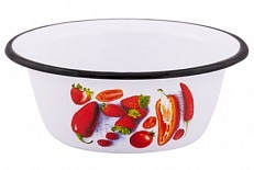 Миска эмалированная  Паприка 0,8л. -  ТМ Appetite