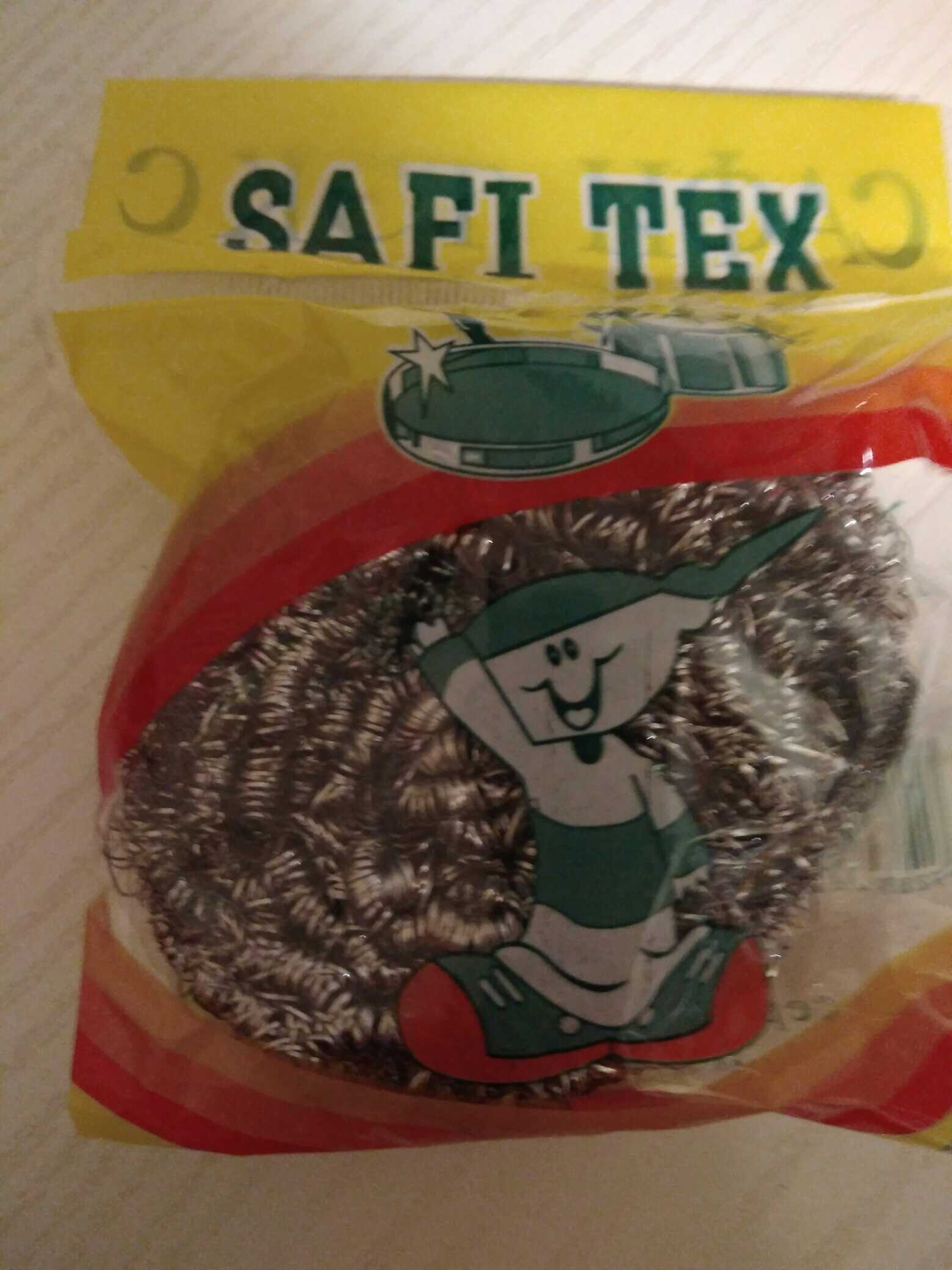 Губка металлическая Safi Tex