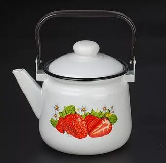 Чайник эмалированный  1,5л. -            2708/4М Клубника-Д