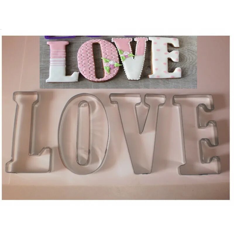 Вырубки для пряников LOVE
