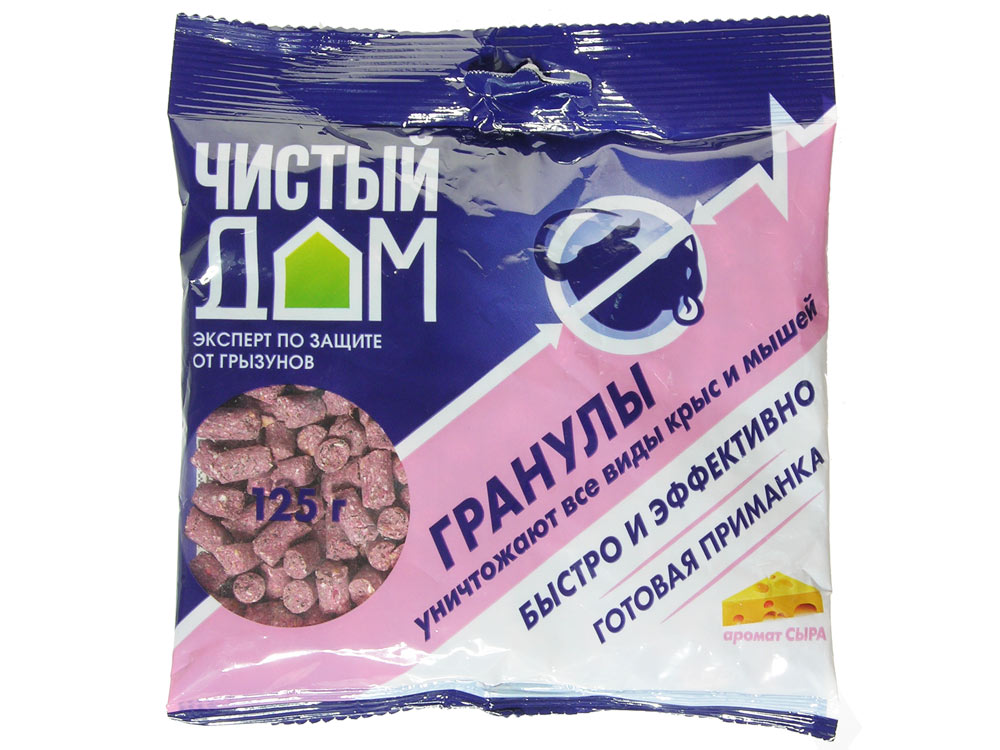 Чистый дом гранулы  125г