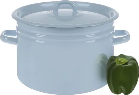 Кастрюля эмалированная без рис 11,5л.