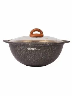 Казан GRANIT ULTRA 4.5л black-gold